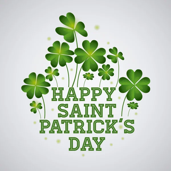 St patricks day design, illustrazione vettoriale . — Vettoriale Stock