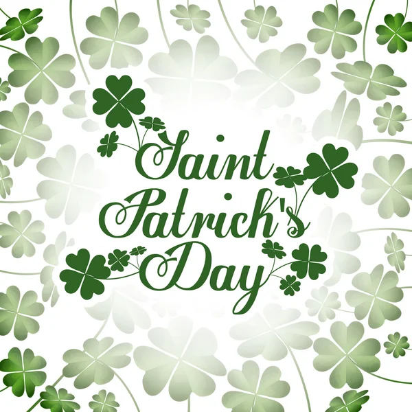 St patricks dag ontwerp, vectorillustratie. — Stockvector