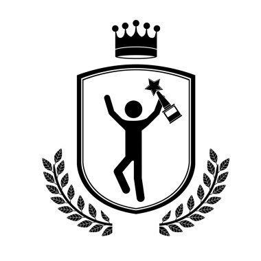 Şampiyonluk tasarım, vektör çizim.