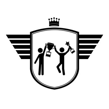 Şampiyonluk tasarım, vektör çizim.