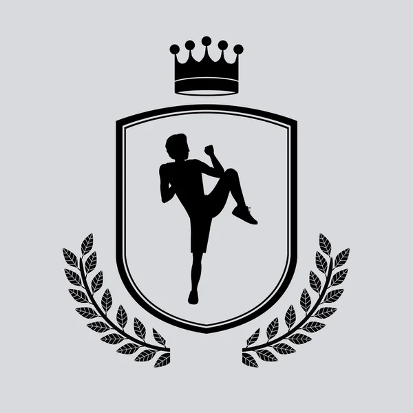 Sport ontwerp, vectorillustratie. — Stockvector