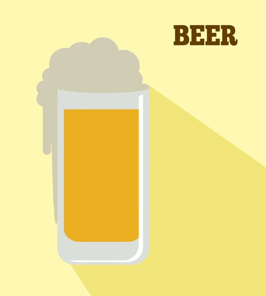 Beer design, vector illustration. — Stock Vector