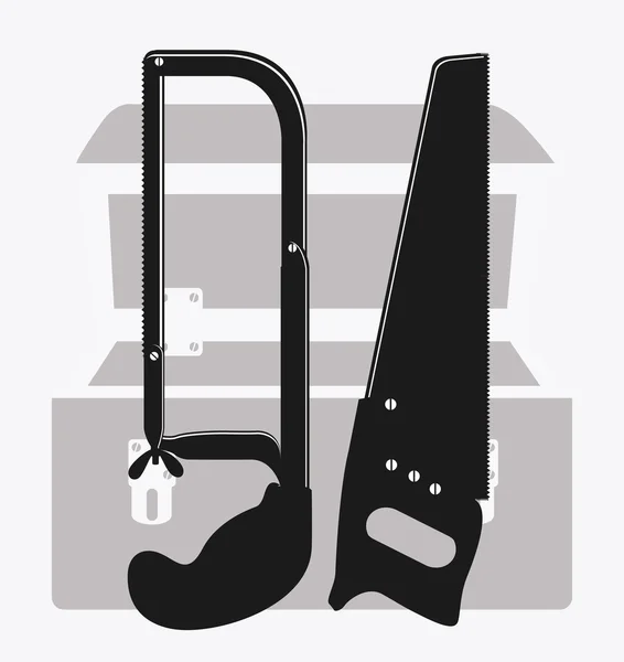 Tools design, vector illustration. — 스톡 벡터