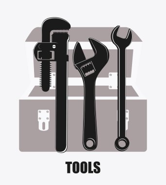 Tools design, vector illustration.