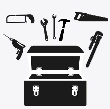 Tools design, vector illustration.