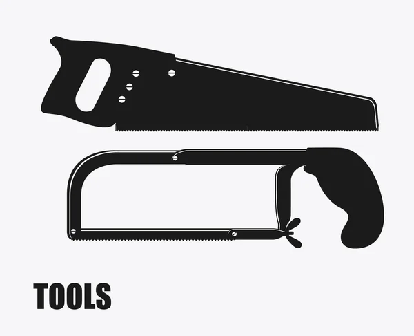Tools design, vector illustration. — Stockvector