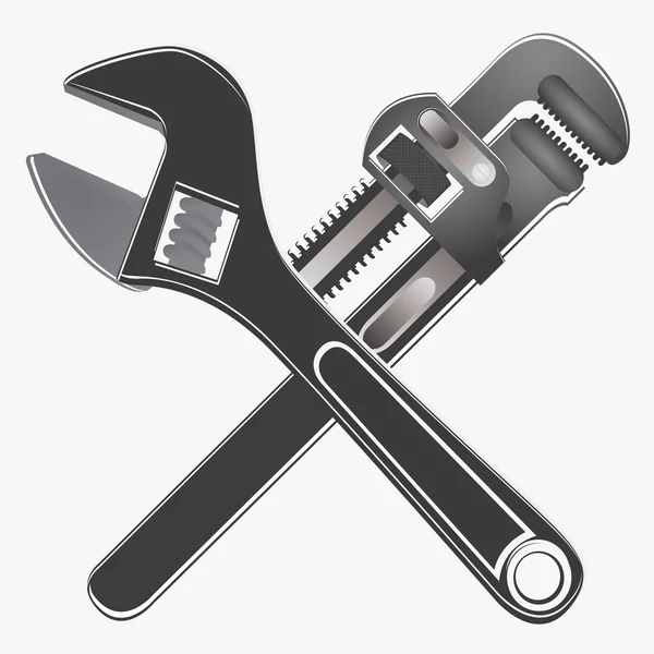 Tools design, vector illustration. — ストックベクタ