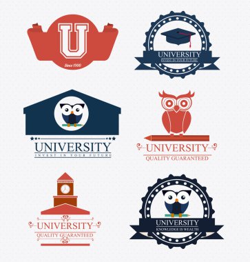 Üniversitesi tasarım, vektör çizim.