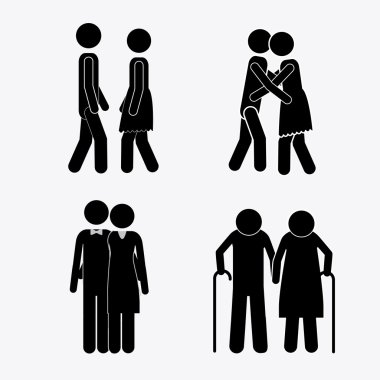 Aile tasarım, vektör çizim.