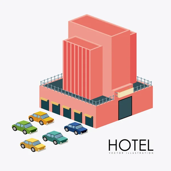 Hotel sevice, desing, vektorové ilustrace — Stockový vektor