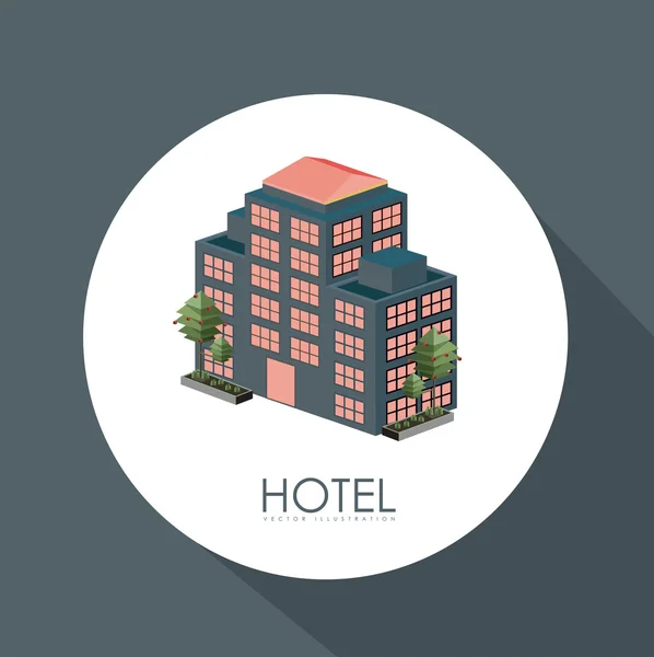 Hotel sevice, desing, vector illustration — Stock Vector