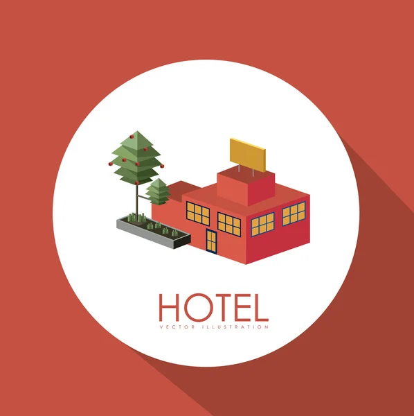 ホテルのサービス、デザイン、ベクトル イラスト — ストックベクタ