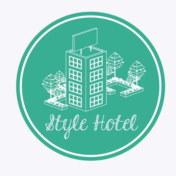 Hotel sevice, design, vector illustratie — Stockvector