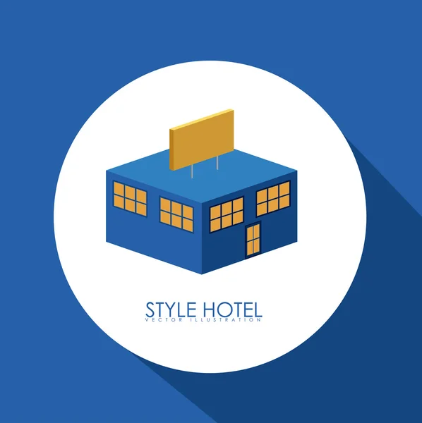 Hotel sevice, desing, illustration vectorielle — Image vectorielle