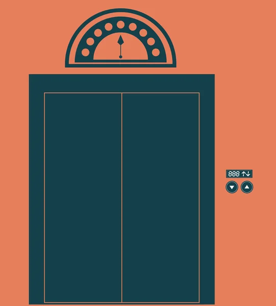 Lift, omhoog, omlaag, over design, vector illustratie. — Stockvector