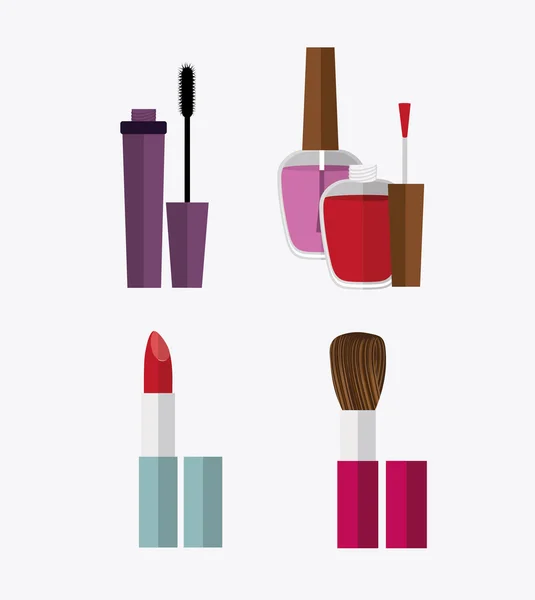 Maquillage desing, illustration vectorielle — Image vectorielle