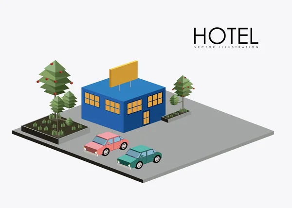 Hotel sevice, diseño, ilustración del vector — Vector de stock