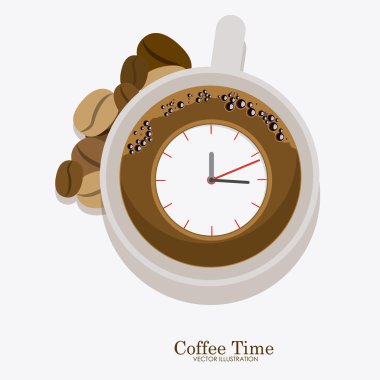 vektör çizim öğle saat tasarımı.