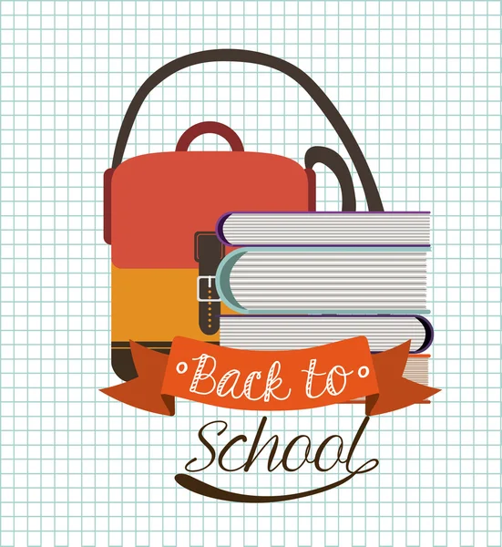 School design vectorillustratie. — Stockvector