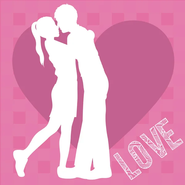 Love design, vector illustration. — Stock Vector