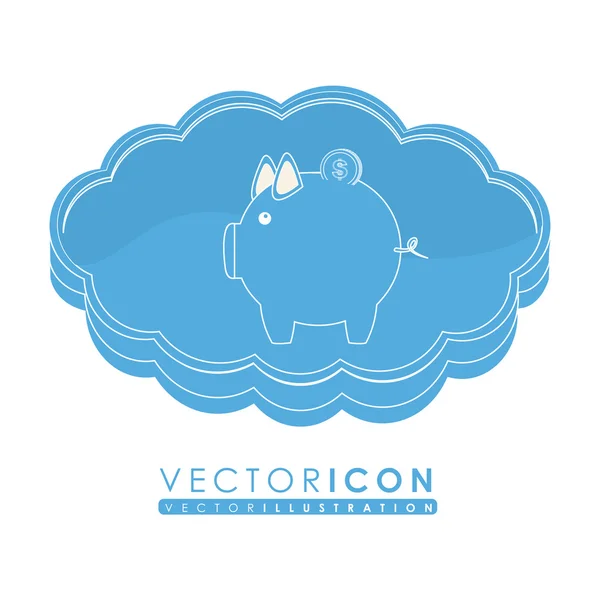 Money design,vector illustration. — Stockvector