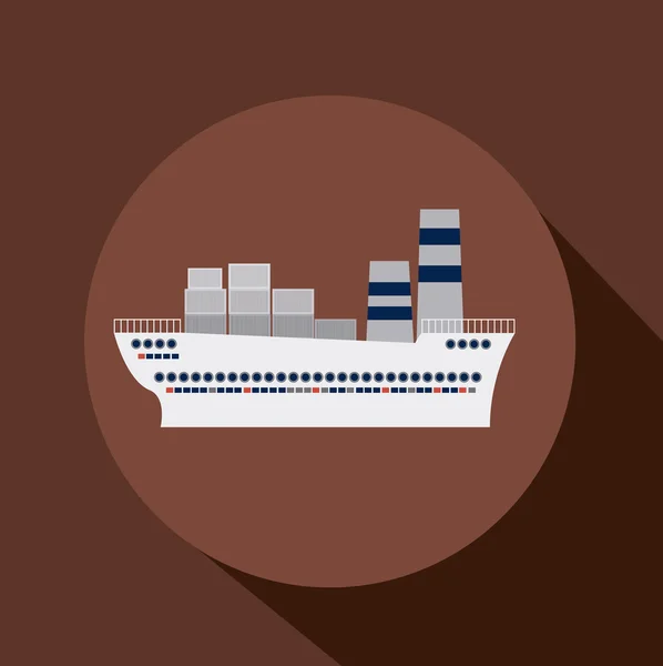 Caribbean cruise ontwerp — Stockvector