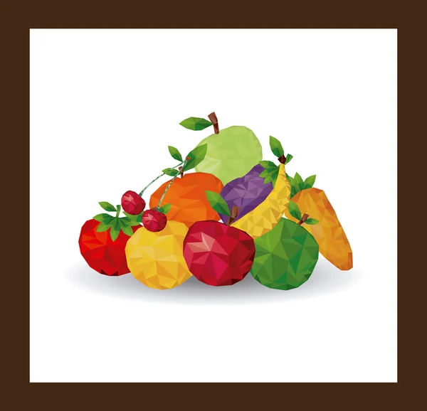 Diseño de frutas — Vector de stock