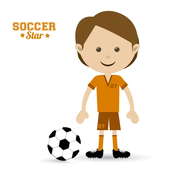 Soccer Design — Stock Vector