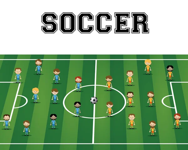 Soccer Design — Stock Vector