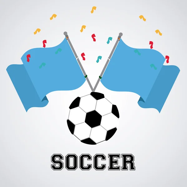 Soccer Design — Stock Vector