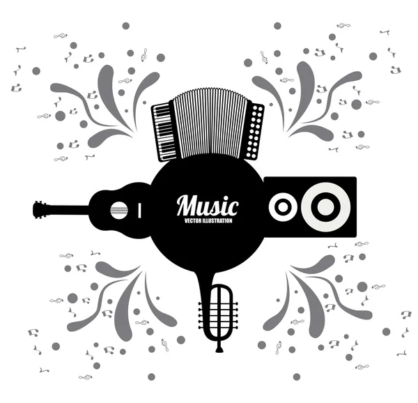 Music design — Stock Vector