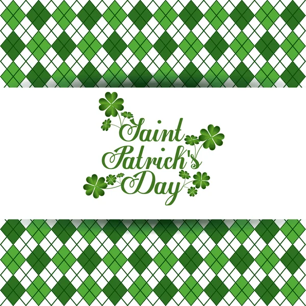 St patricks day design, illustrazione vettoriale . — Vettoriale Stock