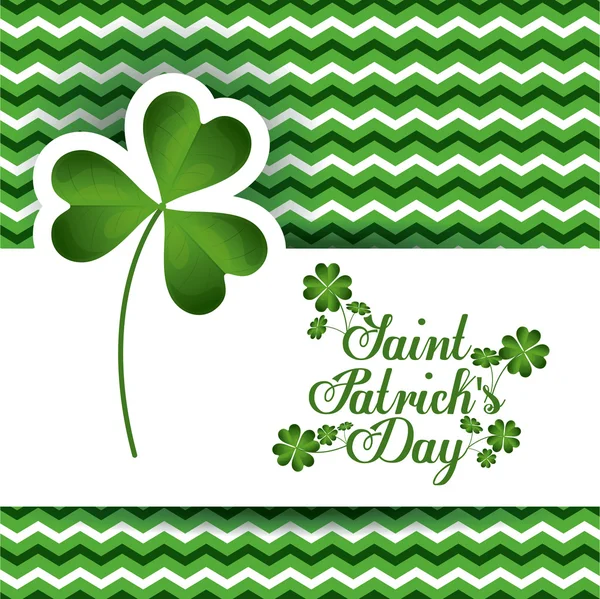 St patricks day design, illustrazione vettoriale . — Vettoriale Stock