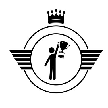 Şampiyonluk tasarım, vektör çizim.