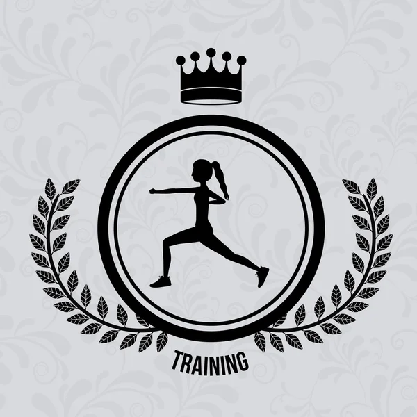 Sport ontwerp, vectorillustratie. — Stockvector