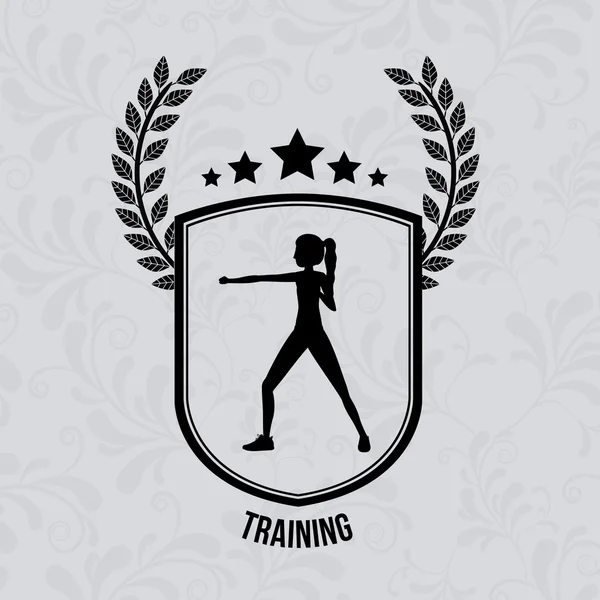 Sport ontwerp, vectorillustratie. — Stockvector