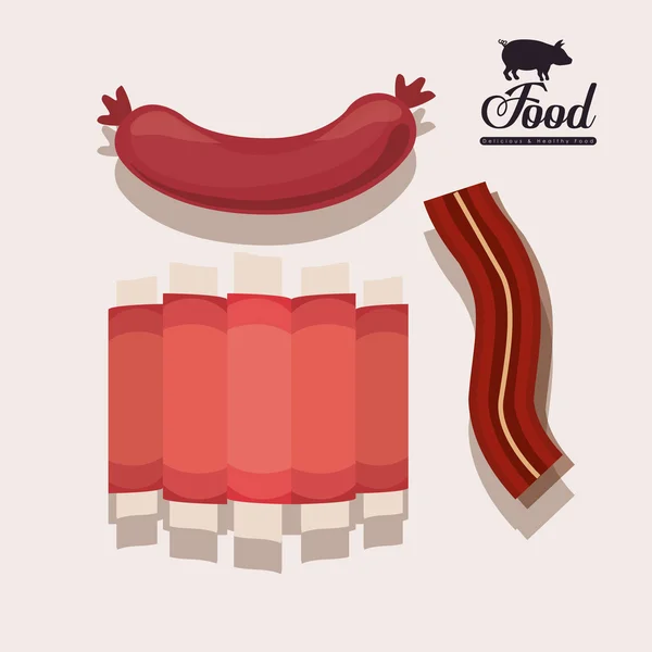Voedsel infographic ontwerp — Stockvector