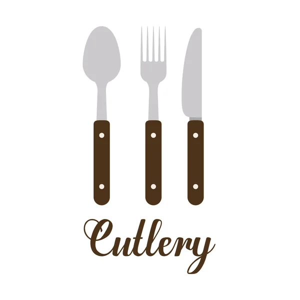 Cutlery design — Stock Vector