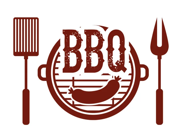 BBQ design — Stock Vector