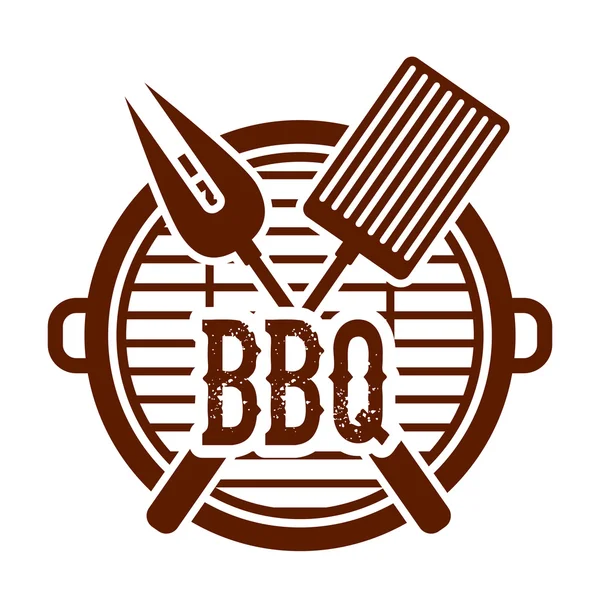 Projekt BBQ — Wektor stockowy