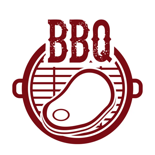 Diseño de barbacoa — Vector de stock