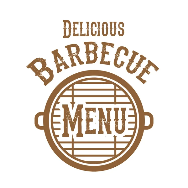 Diseño de barbacoa — Vector de stock