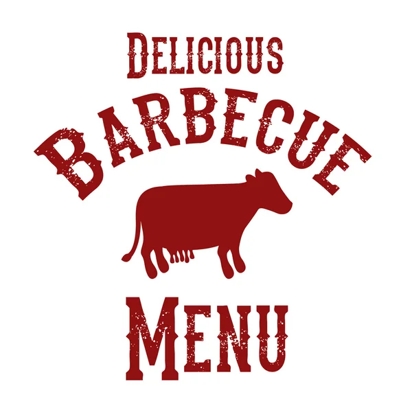 Diseño de barbacoa — Vector de stock