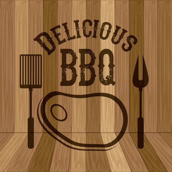 BBQ-ontwerp — Stockvector