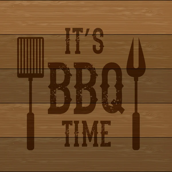 Barbecue design — Image vectorielle