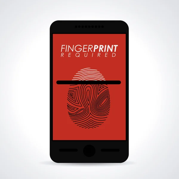 FingerPrint design — Stock Vector