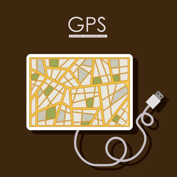 GPS дизайн — стоковый вектор