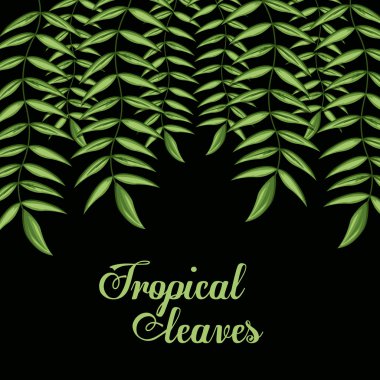tropik yaprak tasarımı