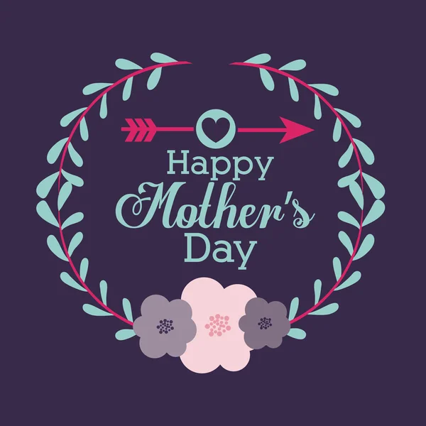 Happy Mothers day design — Stock Vector