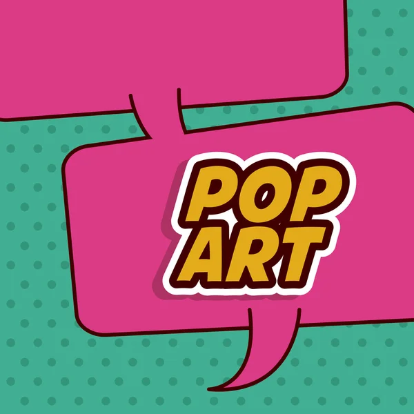 Diseño de arte pop — Archivo Imágenes Vectoriales